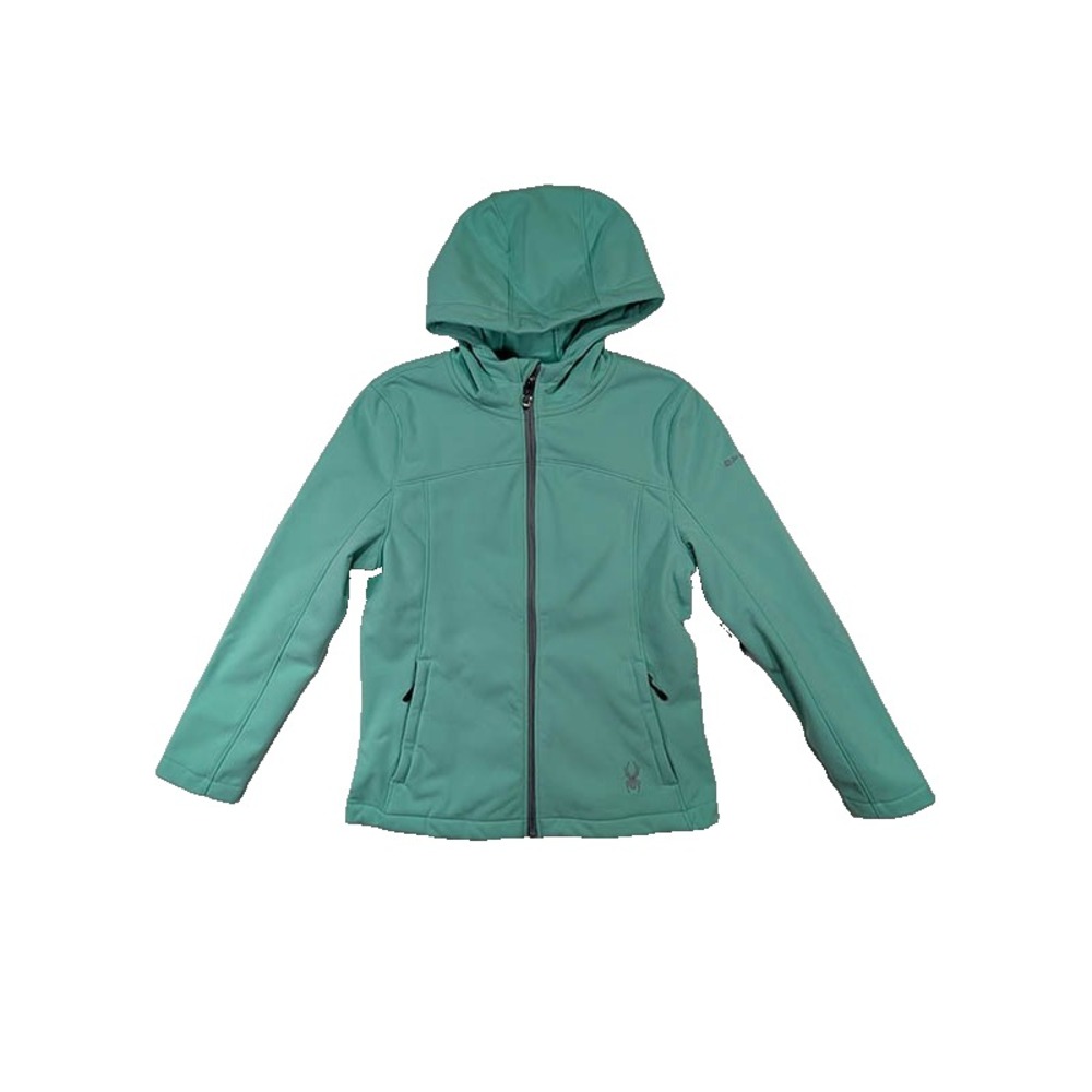NEW Spyder Full Zip Hoodie Womens S Green Gorpcore Ski Utility Technical Jacket